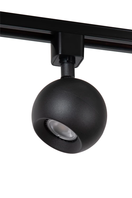 Lucide TRACK FAVORI Track spot - 1-circuit Track lighting system - 1xGU10 - Black (Extension) - turned off